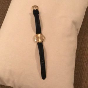 Watch with 18K gold case